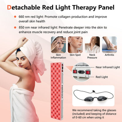 DirectDeals 2-Person Far Infrared Wooden Sauna with Red Light Therapy