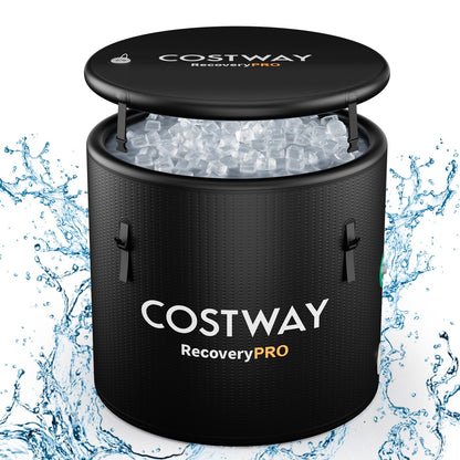 Costway 79-Gallon Portable Cold Plunge Tub with Cover