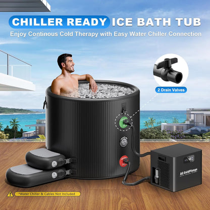 AS ColdPlunge XL Ice Bath Tub – 120 Gallon Portable Cold Plunge